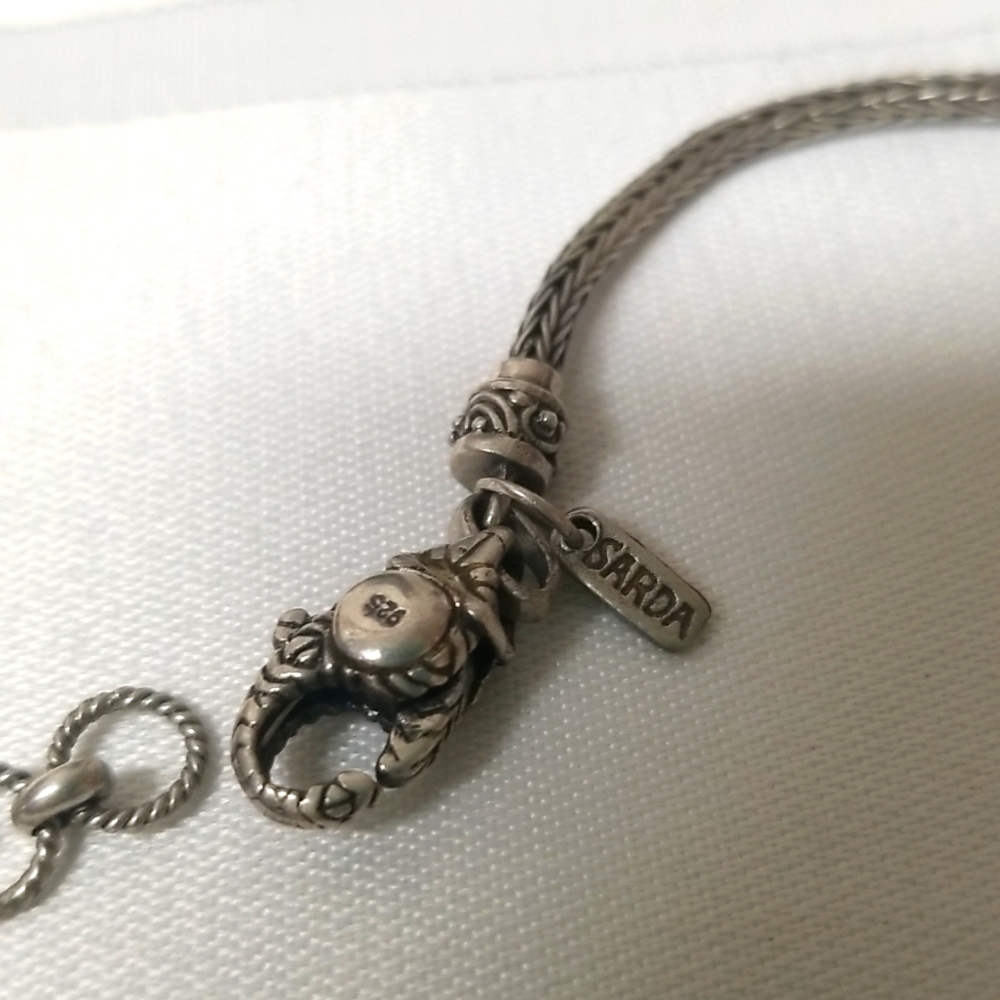 SARDA ARTISAN OF BALI COLLECTION JTV 925 SS CROSS CHARM SET NWOT J#22 - Picture 7 of 10